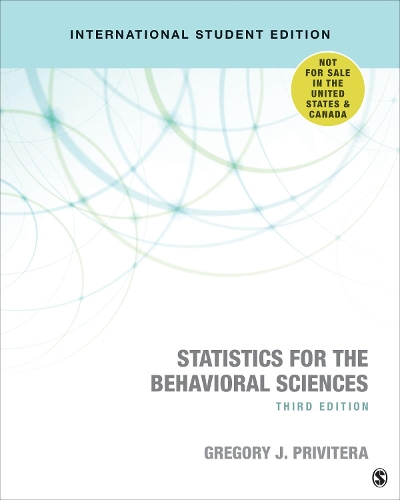 Паперова книга «Statistics for the Behavioral Sciences», автор Грегорі Дж. Привітера - фото №1