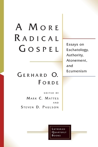 Бумажная книга «A More Radical Gospel: Essays on Eschatology, Authority, Atonement, and Ecumenism», автор Марк С. Маттес - фото №1