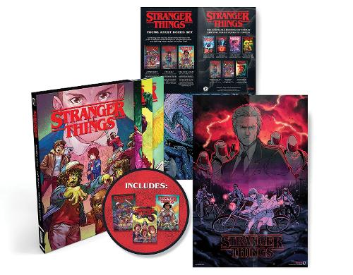 Бумажная книга «Stranger Things Graphic Novel Boxed Set (zombie Boys, The Bully, Erica The Great)», авторов Дэнни Лор, Грег Пак - фото №1