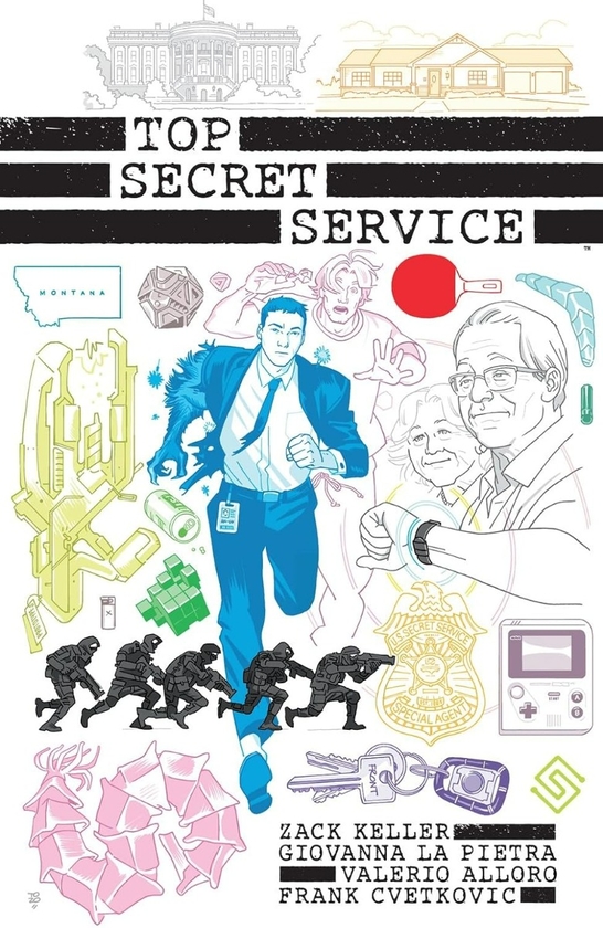 Паперова книга «Top Secret Service», автор Зак Келлер - фото №1