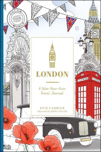 Бумажная книга «London: A Color-Your-Own Travel Journal» - фото №1