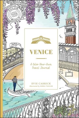 Бумажная книга «Venice: A Color-Your-Own Travel Journal», автор Иви Кэррик - фото №1