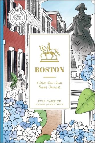 Бумажная книга «Boston: A Color-Your-Own Travel Journal», автор Иви Кэррик - фото №1