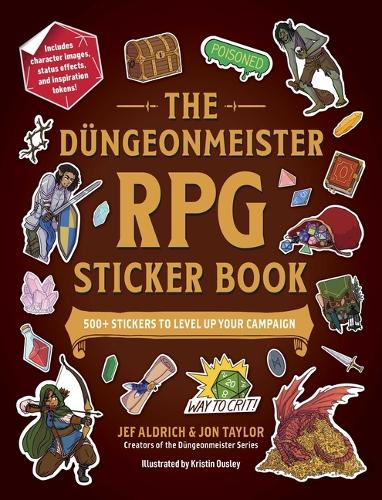 Бумажная книга «The Düngeonmeister RPG Sticker Book: 500+ Stickers to Level Up Your Campaign», авторов Джеф Олдрич, Джон Тейлор - фото №1