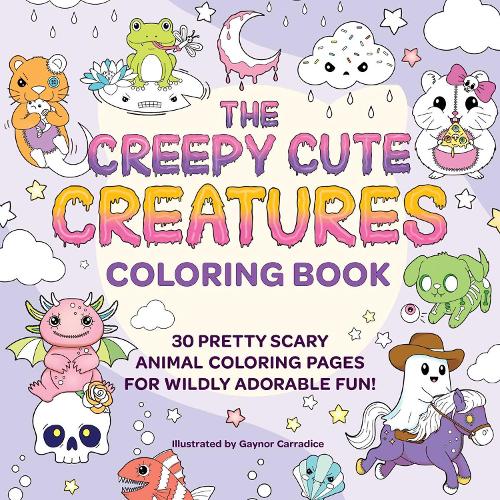Бумажная книга «The Creepy Cute Creatures Coloring Book: 30 Pretty Scary Animal Coloring Pages for Wildly Adorable Fun!» - фото №1
