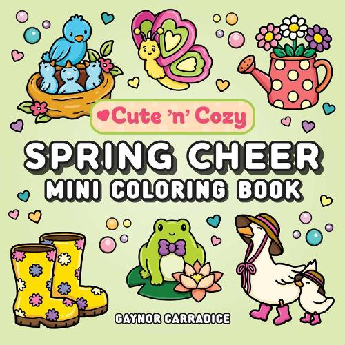 Паперова книга «Spring Cheer Mini Coloring Book» - фото №1