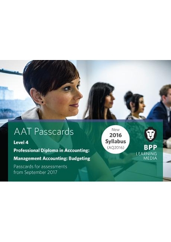 Паперова книга «AAT Management Accounting Budgeting: Passcards», автор BPP Learning Media - фото №1