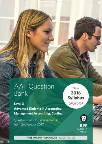 Бумажная книга «AAT Management Accounting Costing: Question Bank », автор BPP Learning Media - фото №1