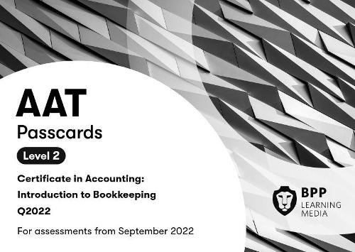 [object Object] «AAT Introduction to Bookkeeping: Passcards», автор BPP Learning Media - фото №1