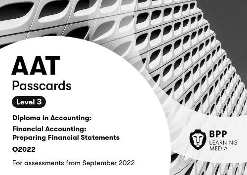 Паперова книга «AAT Financial Accounting: Preparing Financial Statements: Passcards», автор BPP Learning Media - фото №1