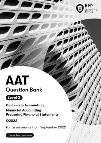 Бумажная книга «AAT Financial Accounting: Preparing Financial Statements: Question Bank», автор BPP Learning Media - фото №1