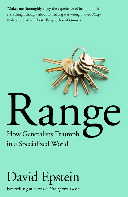 Паперова книга «Range. How Generalists Triumph in a Specialized World», автор Девід Епштейн - фото №1