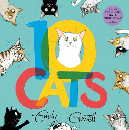 Бумажная книга «10 Cats: A chaotic colourful counting book», автор Эмили Грейветт - фото №1