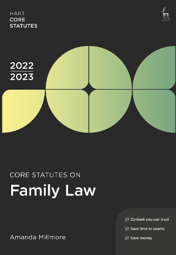 Бумажная книга «Core Statutes on Family Law 2022-23», автор Аманда Миллмор - фото №1