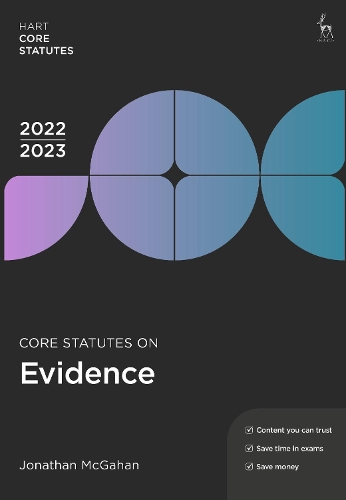Бумажная книга «Core Statutes on Evidence 2022-23», автор Джонатан Макгахан - фото №1