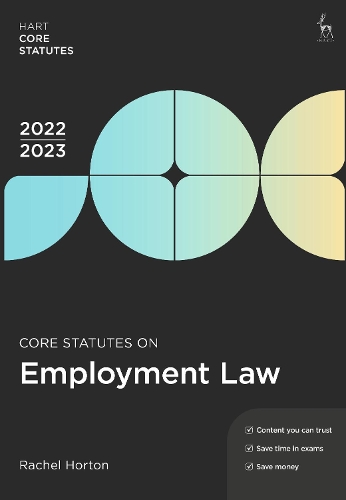 Бумажная книга «Core Statutes on Employment Law 2022-23», автор Рэйчел Хортон - фото №1