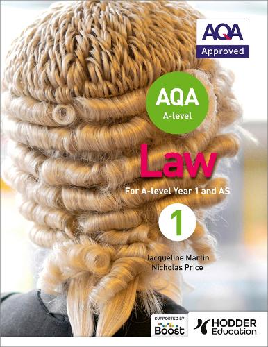 Бумажная книга «AQA A-level Law for Year 1/AS», авторов Жаклин Мартин, Николас Прайс - фото №1
