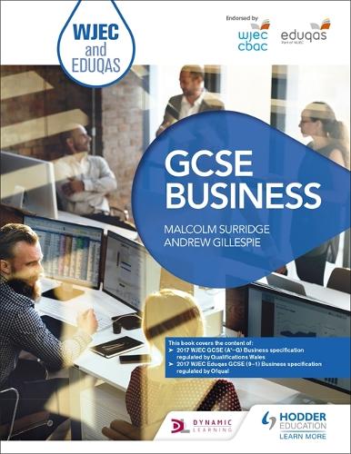 Паперова книга «WJEC and Eduqas GCSE Business», авторів Ендрю Гіллеспі, Малкольм Суррідж - фото №1