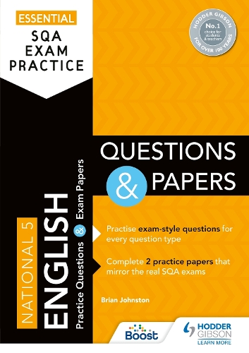 Бумажная книга «Essential SQA Exam Practice: National 5 English Questions and Papers: From the publisher of How to Pass», автор Брайан Джонстон - фото №1