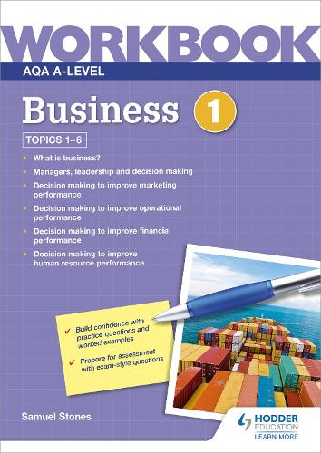 Паперова книга «AQA A-Level Business Workbook 1», автор Семюель Стоунз - фото №1