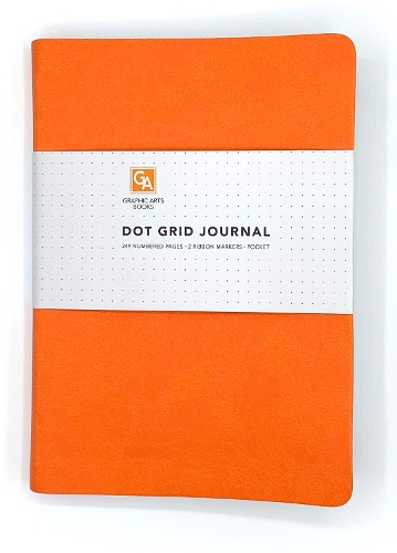Бумажная книга «Dot Grid Journal - Citrine», автор Книги по графическому искусству - фото №1