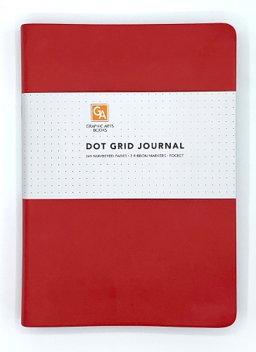 [object Object] «Dot Grid Journal - Ruby», автор Книги по графическому искусству - фото №1