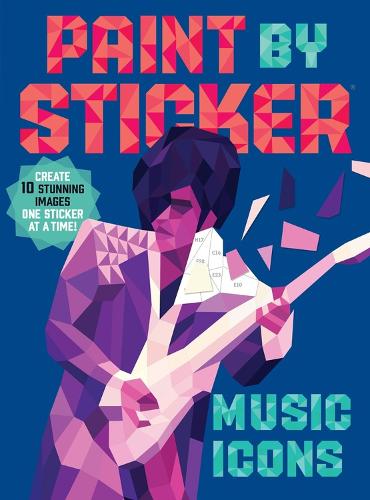 Паперова книга «Paint by Sticker: Music Icons: Re-create 10 Classic Photographs One Sticker at a Time!», автор Воркмен Паблішінг - фото №1