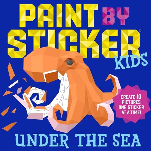 Бумажная книга «Paint by Sticker Kids: Under the Sea: Create 10 Pictures One Sticker at a Time!», автор Воркмэн Паблишинг - фото №1
