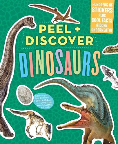 Бумажная книга «Peel + Discover: Dinosaurs», авторов Меган Батлер, Воркмэн Паблишинг - фото №1