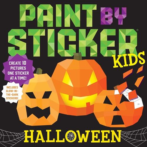 Бумажная книга «Paint by Sticker Kids: Halloween: Create 10 Pictures One Sticker at a Time! Includes Glow-in-the-Dark Stickers», автор Воркмэн Паблишинг - фото №1