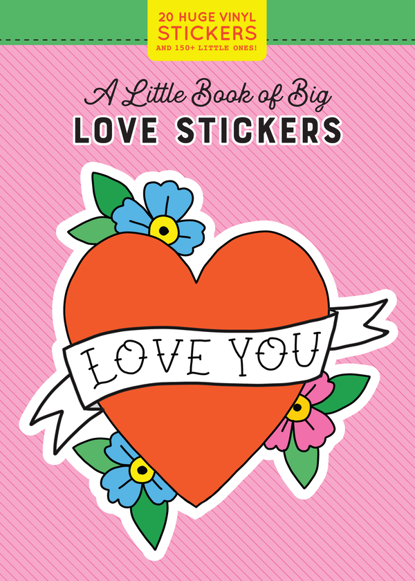 Паперова книга «A Little Book of Big Love Stickers» - фото №1