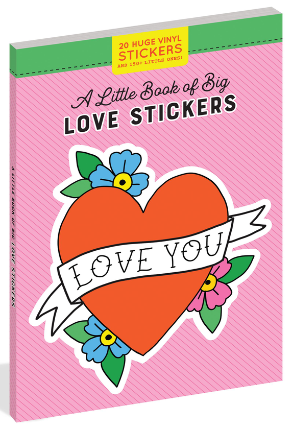 Паперова книга «A Little Book of Big Love Stickers» - фото №1