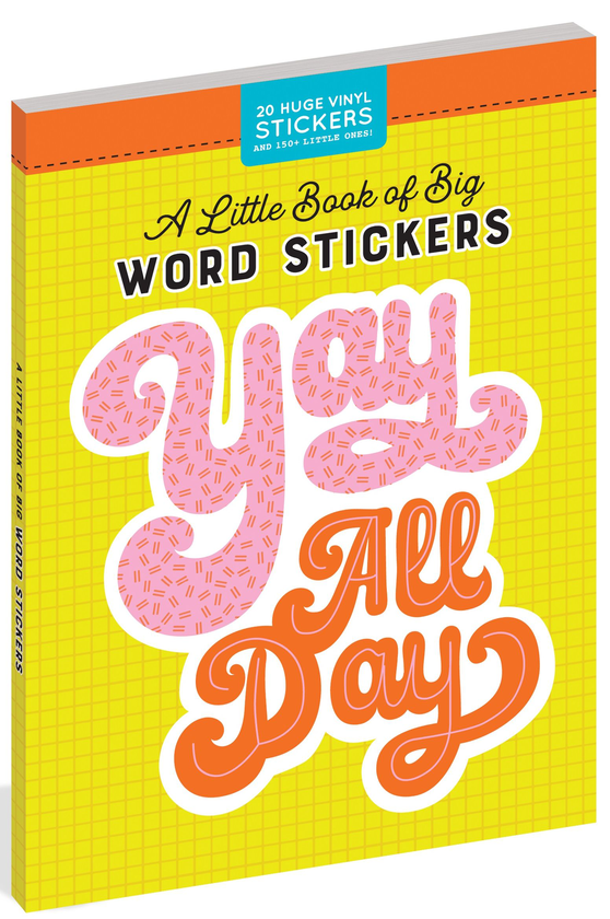 Бумажная книга «A Little Book of Big Word Stickers» - фото №1