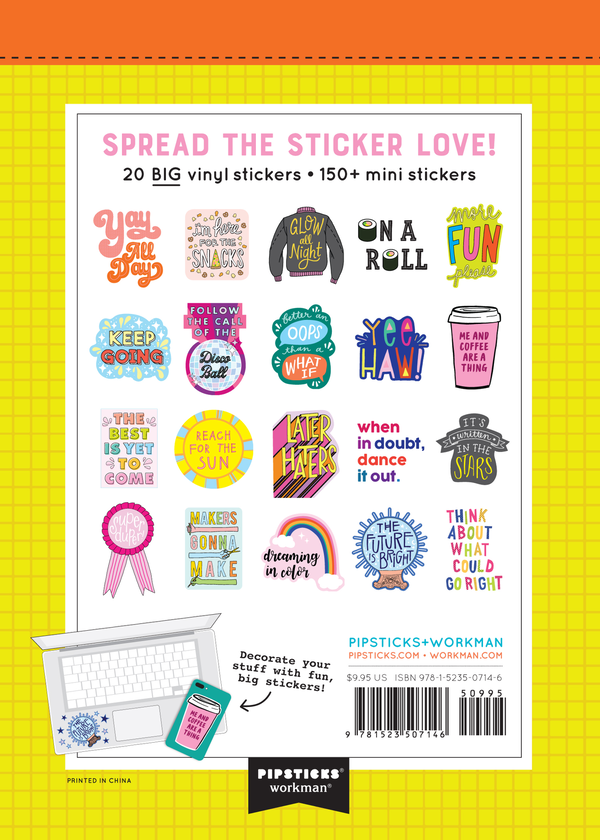 Бумажная книга «A Little Book of Big Word Stickers» - фото №1