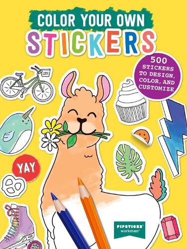 [object Object] «Color Your Own Stickers: 500 Stickers to Design, Color, and Customize», автор Пипстикс®+Воркман® - фото №1