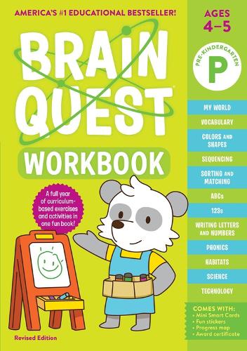 Паперова книга «Brain Quest Workbook: Pre-K (Revised Edition)», авторів Ліан Оніш, Воркмен Паблішінг - фото №1