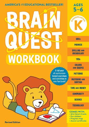Паперова книга «Brain Quest Workbook: Kindergarten (Revised Edition)», авторів Ліза Трумбауер, Воркмен Паблішінг - фото №1