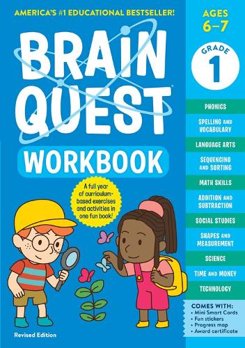 Бумажная книга «Brain Quest Workbook: 1st Grade (Revised Edition)», авторов Лиза Трумбауэр, Воркмэн Паблишинг - фото №1