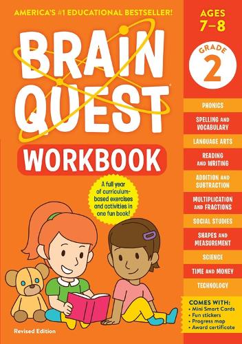 Паперова книга «Brain Quest Workbook: 2nd Grade (Revised Edition)», авторів Ліан Оніш, Воркмен Паблішінг - фото №1