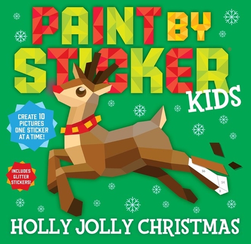 Бумажная книга «Paint by Sticker Kids: Holly Jolly Christmas», автор Воркмэн Паблишинг - фото №1