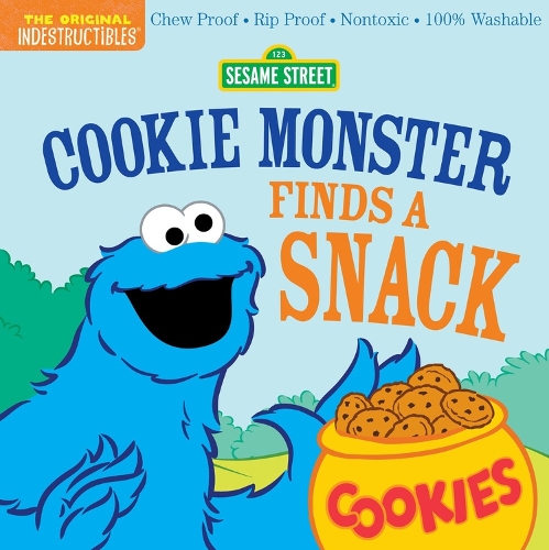 Paper book «Indestructibles: Sesame Street: Cookie Monster Finds a Snack: Chew Proof · Rip Proof · Nontoxic · 100% Washable (Book for Babies, Newborn Books, Safe to Chew)», author Amy Pixton - фото №1
