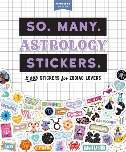 Бумажная книга «So. Many. Astrology Stickers.: 2,565 Stickers for Zodiac Lovers», автор Пипстикс®+Воркман® - фото №1