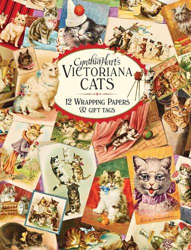 Бумажная книга «Cynthia Hart's Victoriana Cats: 12 Wrapping Papers and Gift Tags», автор Синтия Харт - фото №1