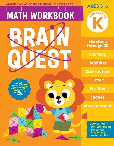 Бумажная книга «Brain Quest Math Workbook: Kindergarten», автор Воркмэн Паблишинг - фото №1