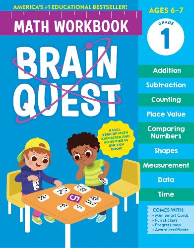 Бумажная книга «Brain Quest Math Workbook: 1st Grade», автор Воркмэн Паблишинг - фото №1