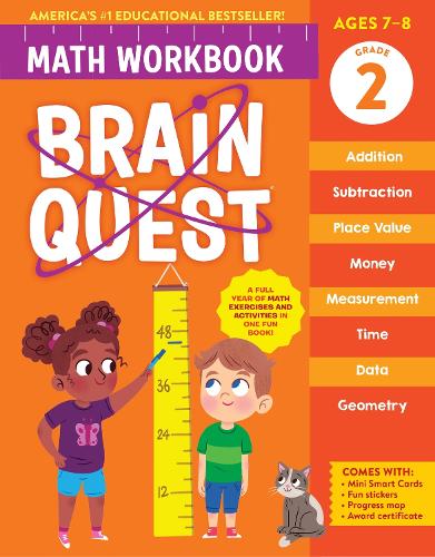 Бумажная книга «Brain Quest Math Workbook: 2nd Grade», автор Воркмэн Паблишинг - фото №1
