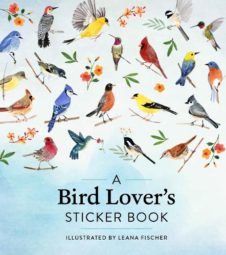 Паперова книга «A Bird Lover's Sticker Book», автор Леана Фішер - фото №1