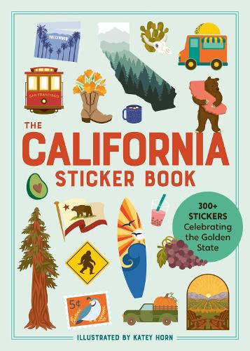 Паперова книга «I Love California Sticker Book: 325+ Stickers Celebrating the Golden State», автор Воркмен Паблішінг - фото №1
