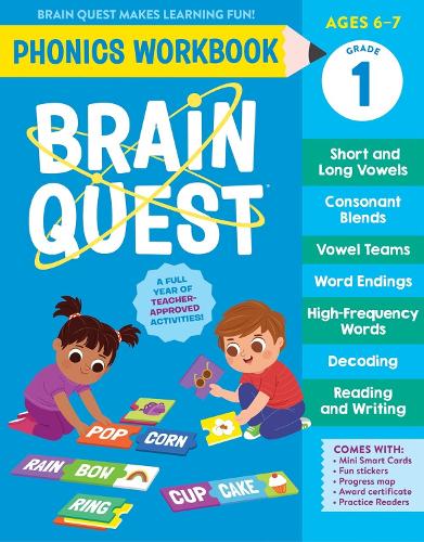 Бумажная книга «Brain Quest Phonics Workbook: Grade 1», автор Воркмэн Паблишинг - фото №1