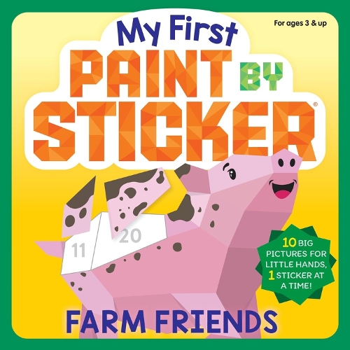 Паперова книга «My First Paint by Sticker: Farm Friends», автор Воркмен Паблішінг - фото №1